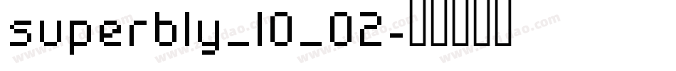 superbly_10_02字体转换