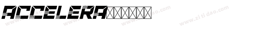 ACCELERA字体转换