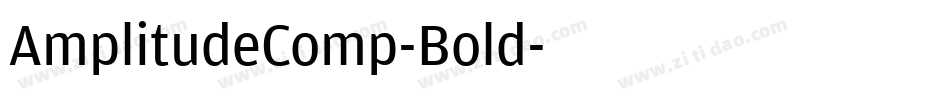 AmplitudeComp-Bold字体转换