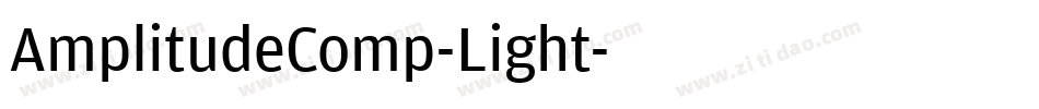 AmplitudeComp-Light字体转换