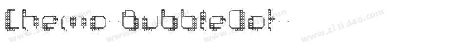 Chemo-BubbleDot字体转换