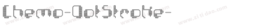 Chemo-DotStroke字体转换