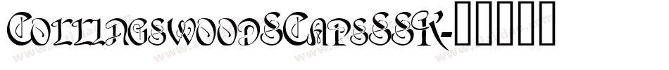 CollingswoodSCapsSSK字体转换