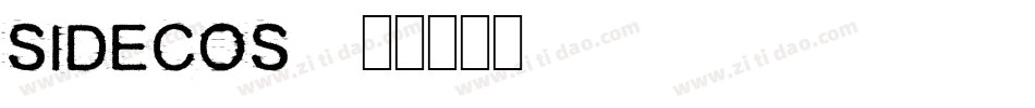 sidecos字体转换