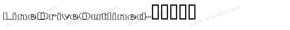 LineDriveOutlined字体转换