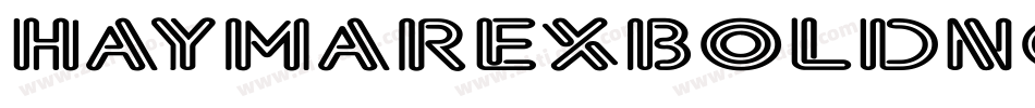 HaymarExBoldNormal字体转换