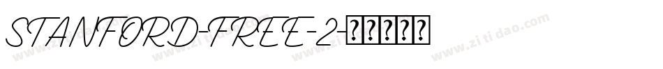 STANFORD-FREE-2字体转换