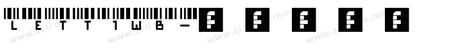 LETT1WB字体转换