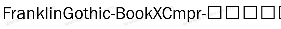 FranklinGothic-BookXCmpr字体转换