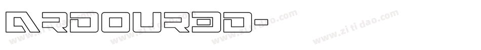 Ardour3d字体转换