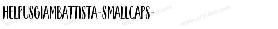 HelpUsGiambattista-SmallCaps字体转换