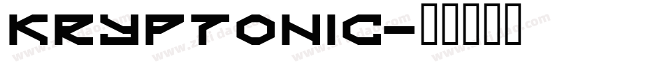 Kryptonic字体转换