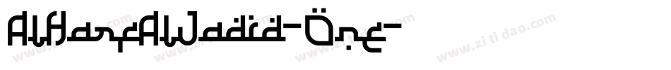 AlHarfAlJadid-One字体转换