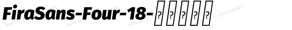 FiraSans-Four-18字体转换