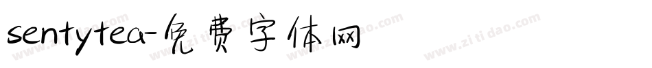 sentytea字体转换