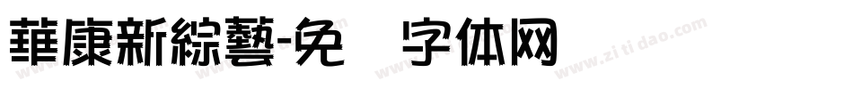 華康新綜藝字体转换