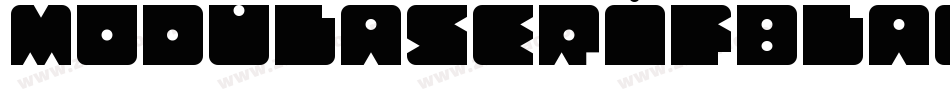 ModulaSerifBlack字体转换