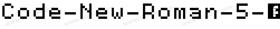 Code-New-Roman-5字体转换