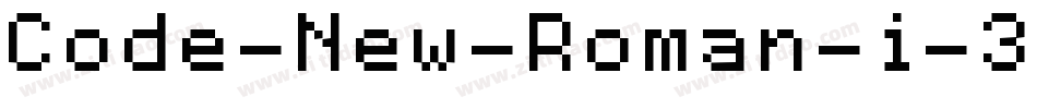 Code-New-Roman-i-3字体转换