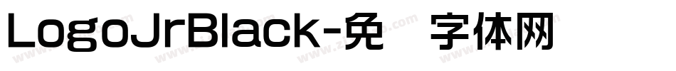 LogoJrBlack字体转换