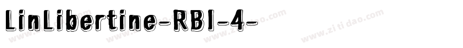 LinLibertine-RBI-4字体转换