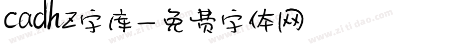 cadhz字库字体转换