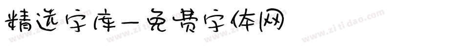 精选字库字体转换