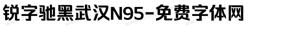 锐字驰黑武汉N95字体转换