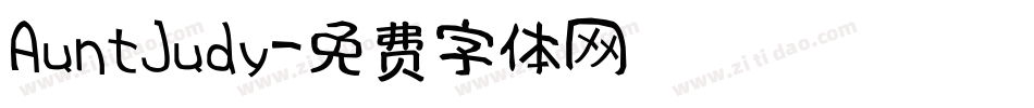 AuntJudy字体转换