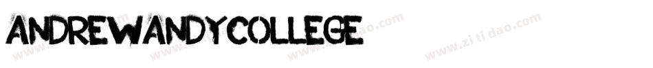 AndrewAndyCollege字体转换