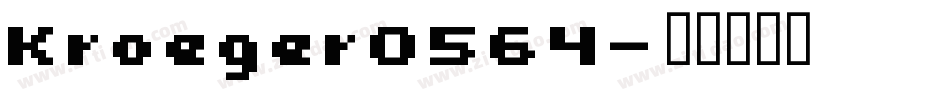 Kroeger0564字体转换