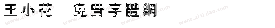 王小花字体转换