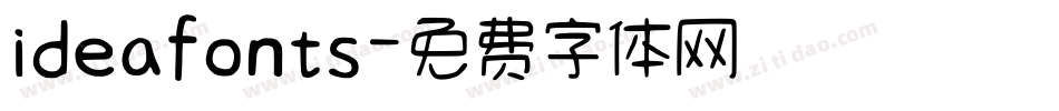 ideafonts字体转换