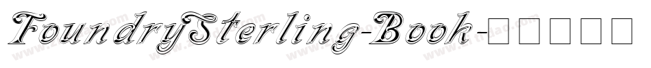 FoundrySterling-Book字体转换