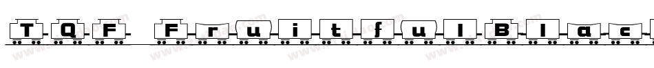 TQF_FruitfulBlack字体转换