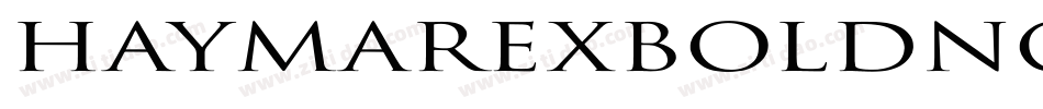 HaymarExBoldNormal字体转换