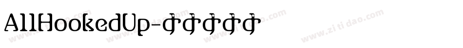 AllHookedUp字体转换