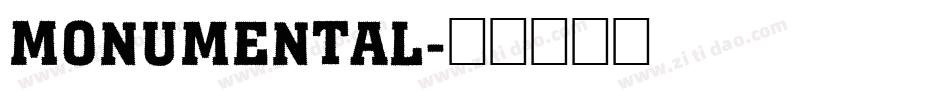 Monumental字体转换