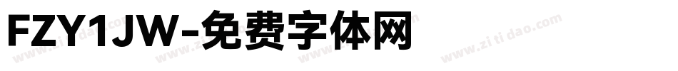 FZY1JW字体转换