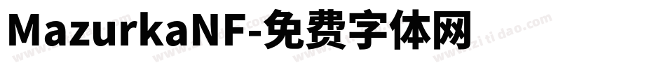 MazurkaNF字体转换