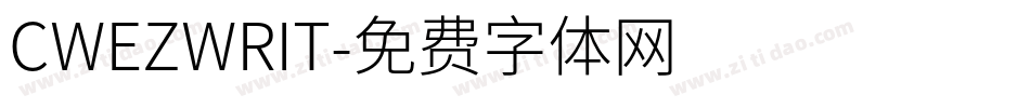 CWEZWRIT字体转换