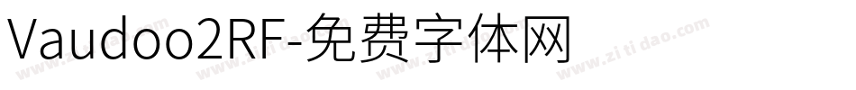 Vaudoo2RF字体转换