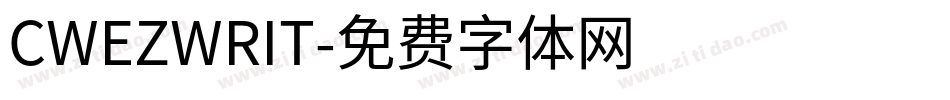 CWEZWRIT字体转换