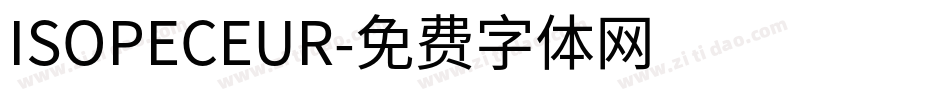 ISOPECEUR字体转换