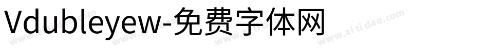 Vdubleyew字体转换