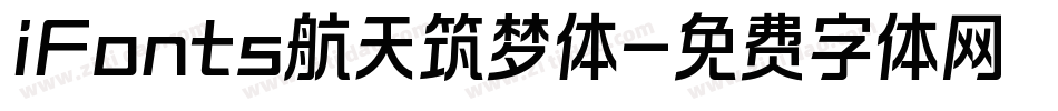 iFonts航天筑梦体字体转换