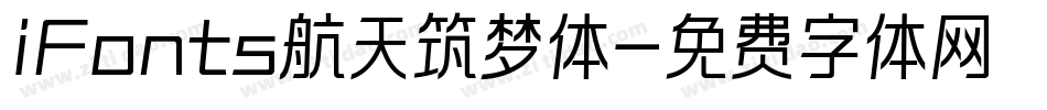 iFonts航天筑梦体字体转换