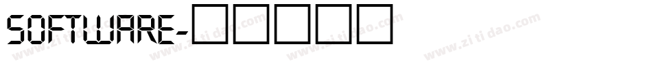 Software字体转换