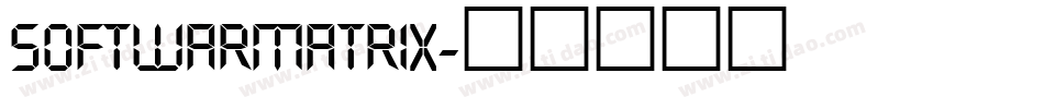 softwarmatrix字体转换