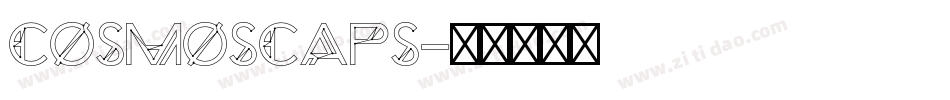 CosmosCaps字体转换